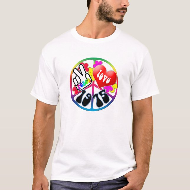 Peace Love 1975 Shirt (Front)