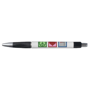 Peace Love Accounting Custom Pen