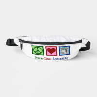 Peace Love Accounting Cute Accountant
