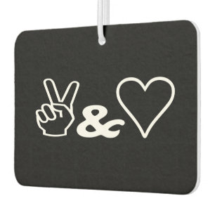 Peace & Love Air Freshener