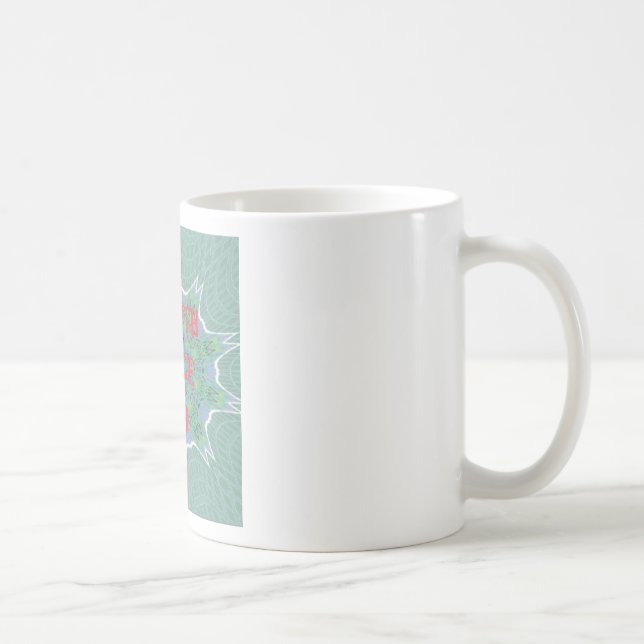 Peace, Love, and African Print Coffee Mug (Right)