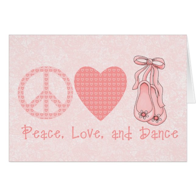 Peace Love and Dance (Front Horizontal)