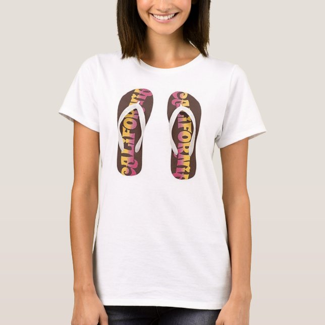 PEACE LOVE AND FLIP FLOPS shirt (Front)