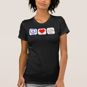 Peace, Love and Garlic T-Shirt