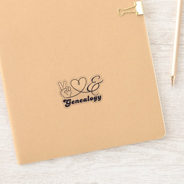 Peace Love and Genealogy (Notebook)