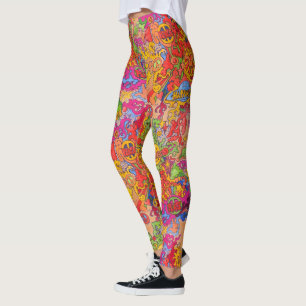 Peace, love and Happiness Leggings