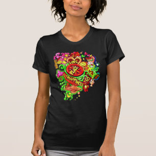 Peace, Love and Happiness T-Shirt