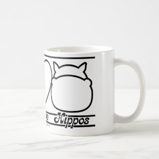 Peace Love and Hippos Coffee Mug