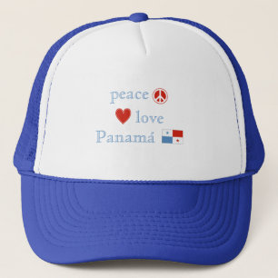 Peace Love and Panama Trucker Hat