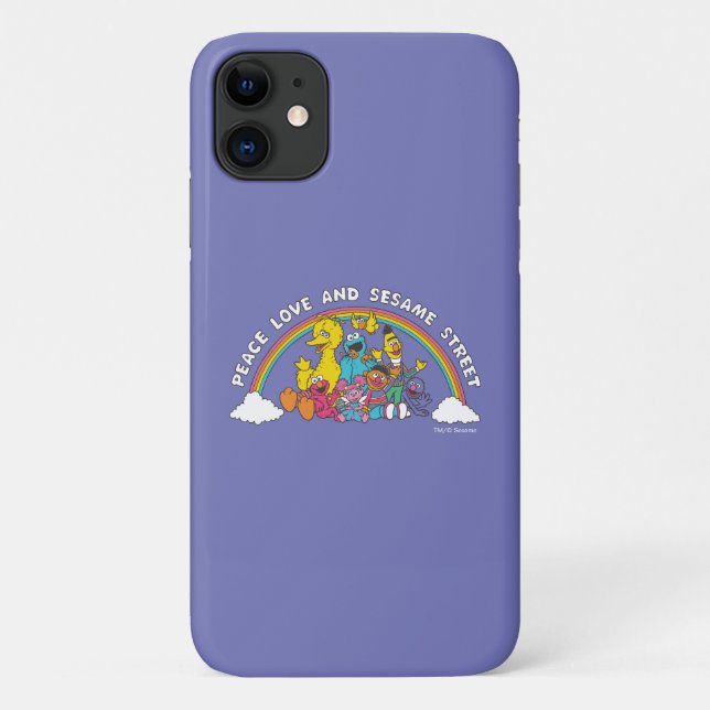 Peace, Love and Sesame Street Case-Mate iPhone Case (Back)