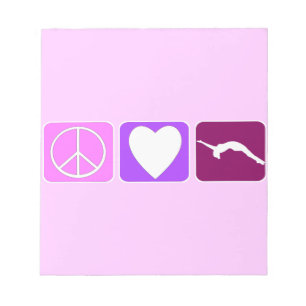 Peace Love and Tumble Notepad