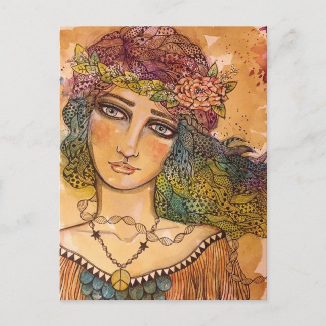 Peace, Love and Unity Postcard (Front)