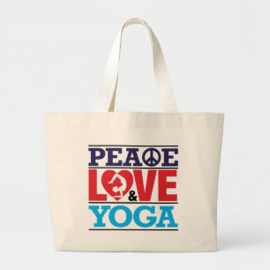 Peace, Love and Yoga Bag