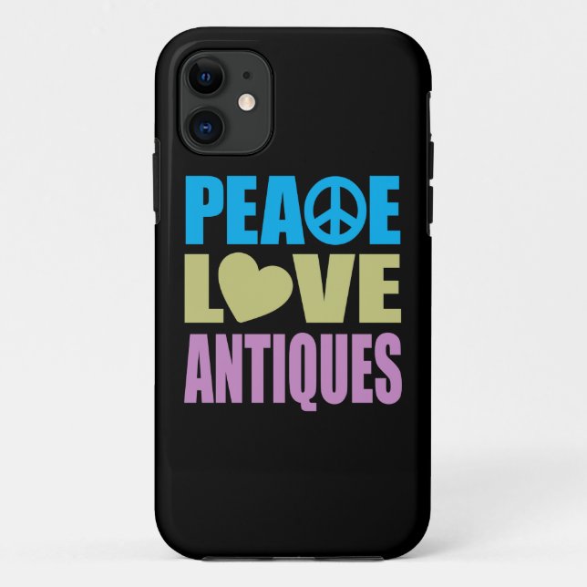 Peace Love Antiques Case-Mate iPhone Case (Back)