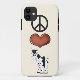 Peace Love Appaloosa Horse iPhone 5 Case