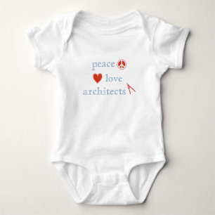 Peace Love Architects Baby Bodysuit