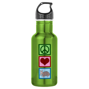 Peace Love Armadillos 532 Ml Water Bottle