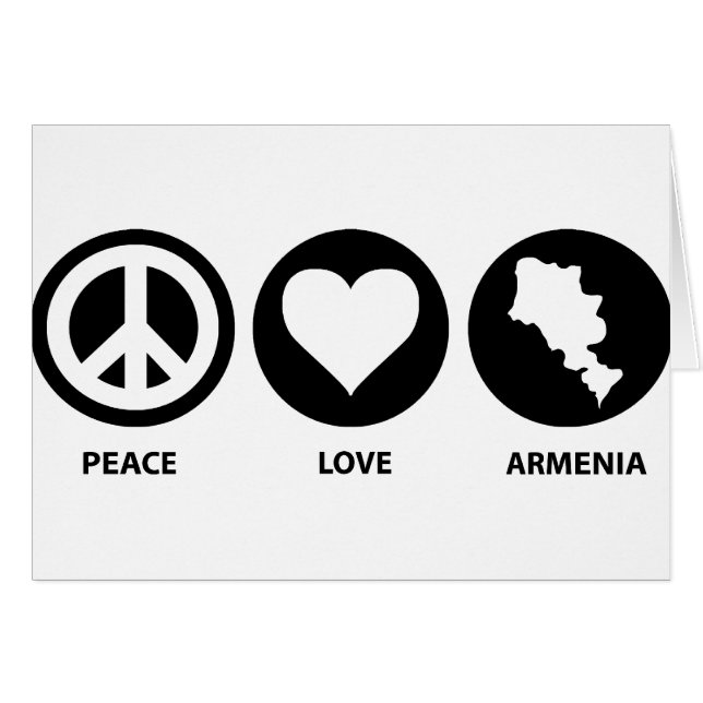 Peace Love Armenia (Front Horizontal)