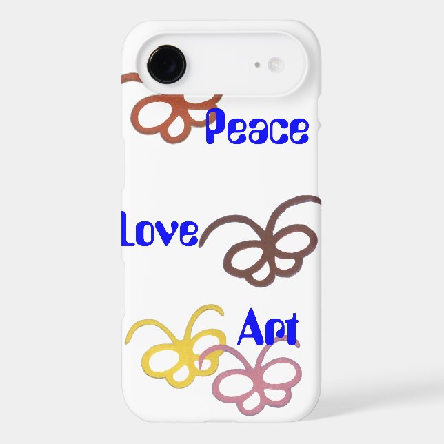 peace love art iPod Case-Mate case (Back)