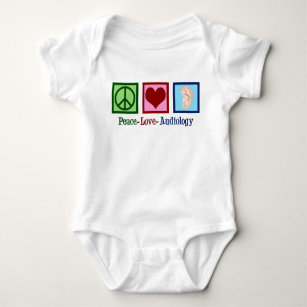 Peace Love Audiology Cute Audiologist Baby Bodysuit