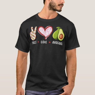 Peace Love Avocados Lovers Gifts T-Shirt