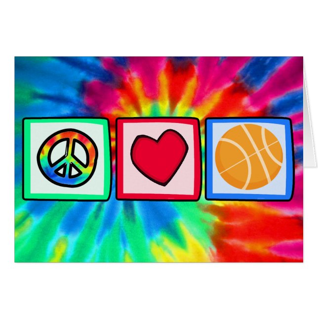 Peace, Love, Basketball (Front Horizontal)