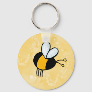 peace love bees keychain