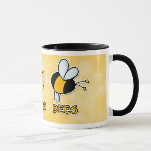 peace love bees mug