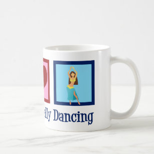 Peace Love Belly Dancing Coffee Mug