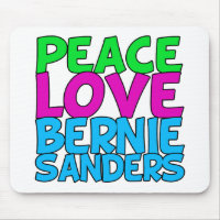 Peace Love Bernie Sanders