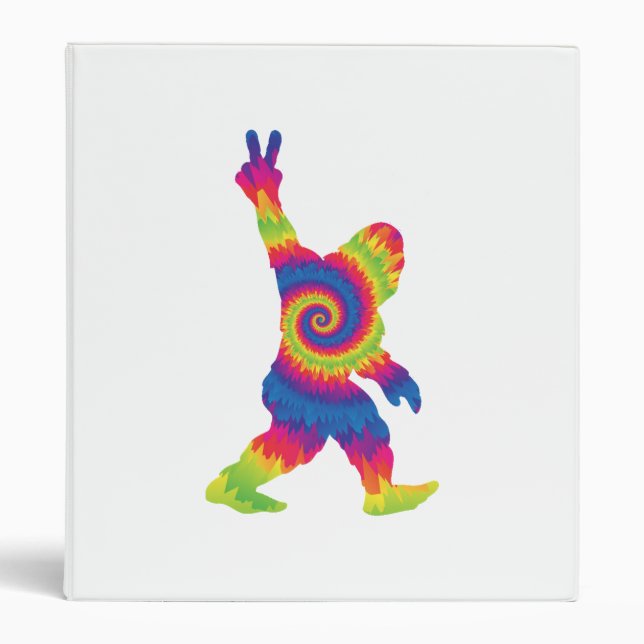 Peace Love Bigfoot - Bigfoot Lovers         Binder (Front)
