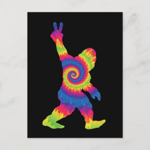 Peace Love Bigfoot - Bigfoot Lovers    Postcard