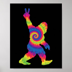 Peace Love Bigfoot - Bigfoot Lovers Poster