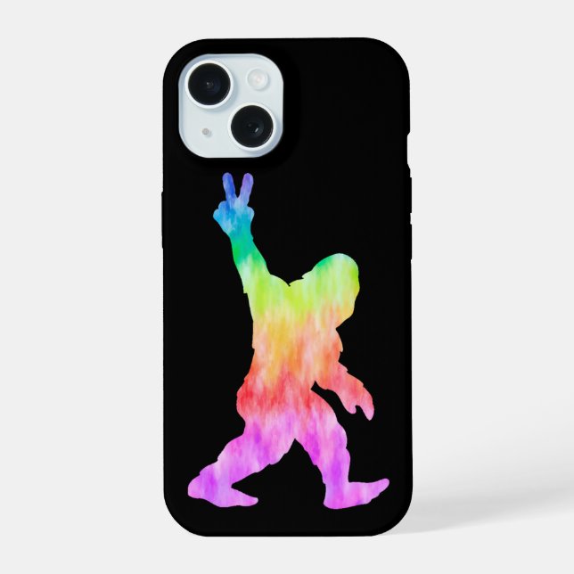 Peace Love Bigfoot      iPhone 15 Case (Back)