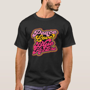 Peace Love Blue Heelers Adg027e Premium T-Shirt
