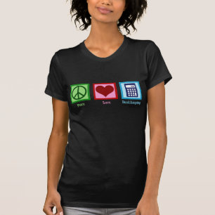 Peace Love Bookkeeping T-Shirt