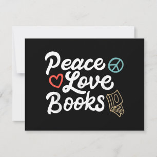 Peace Love Books Geeky & Cute Reading