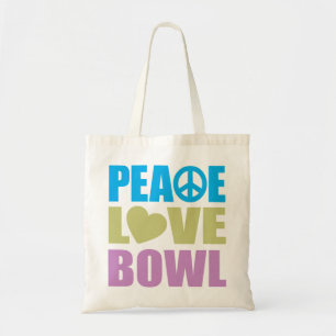 Peace Love Bowl Tote Bag