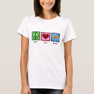 Peace Love Boxers T-Shirt