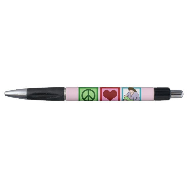 Peace Love Breastfeeding Lactation Consultant Pen (Front)
