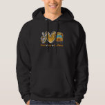 Peace Love Bus Driver Lover Back To School 1st Day Hoodie<br><div class="desc">Peace Love Bus Driver Lover Back To School 1st Day Of School</div>