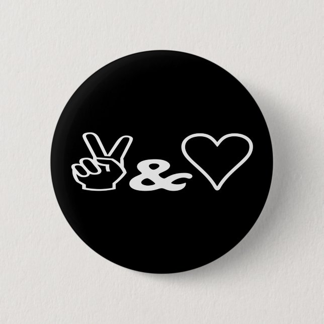 Peace & Love Button (Front)