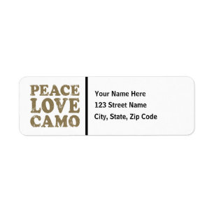 Peace Love Camo