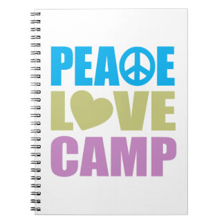 Peace Love Camp Notebook