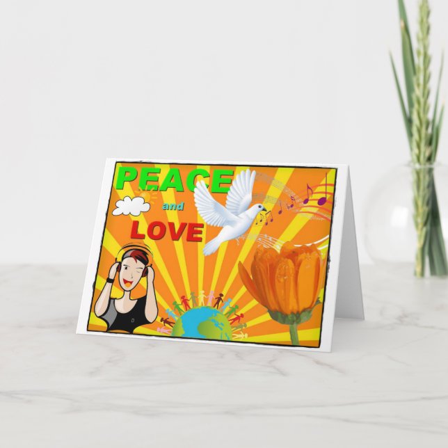 Peace & Love Card (Front)