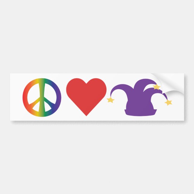 Peace, Love, CCT Bumper Sticker (Front)