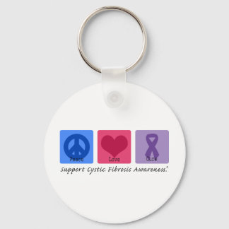Peace Love CF Keychain