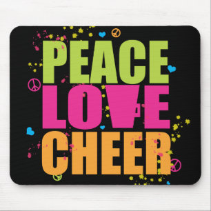 Peace Love Cheer Mousepad