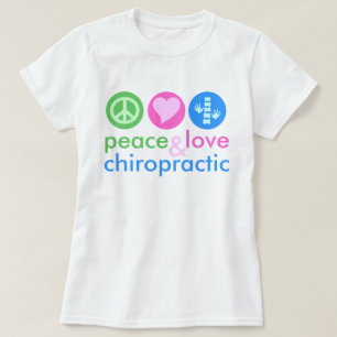 Peace Love & Chiropractic T-Shirt
