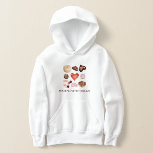 Peace Love Chocolate Candy Coeur